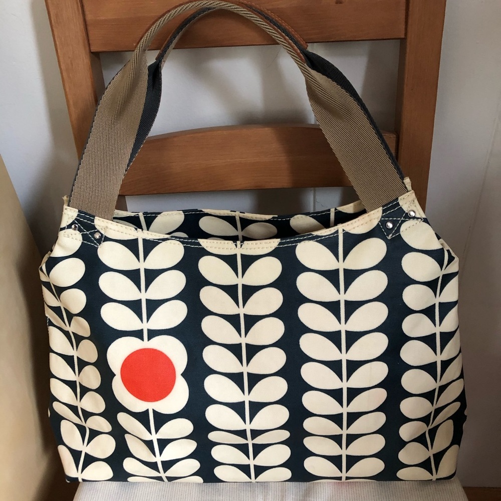 Orla Kiely Etc multi-stem zip shoulder bag